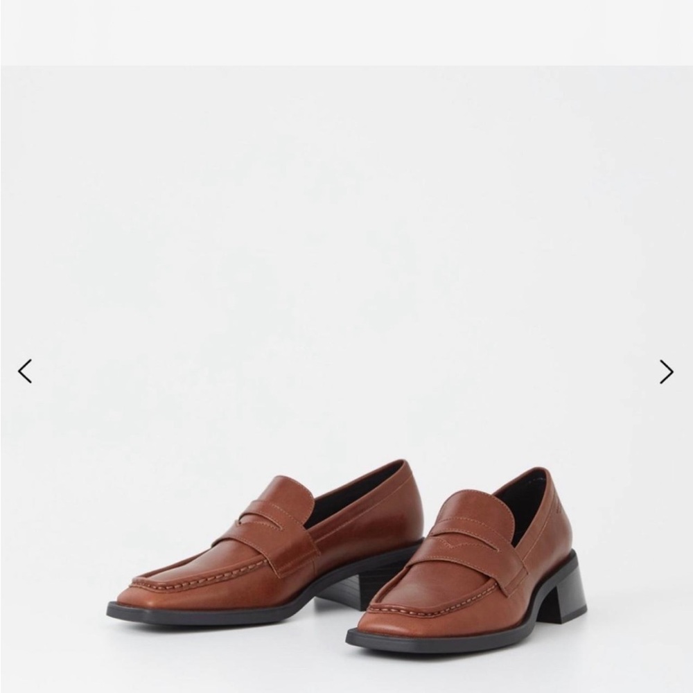 Vagabond Burgundy                       Womens Leather Loafers Size 9 (39)